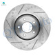 Front Drilled Slotted Brake Disc Rotors 303mm For 2005-2011 Mercury Mariner