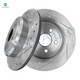 Rear Drilled Slotted Brake Disc Rotors 330mm For 2011-2020 Jeep Grand Cherokee