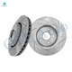 Front Drilled Slotted Brake Disc Rotors 328mm For 2006-2010 Jeep Commander