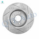 Front Drilled Slotted Brake Disc Rotors 328mm For 2005-2010 Jeep Grand Cherokee