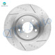 Front Drilled Slotted Brake Disc Rotors 320mm For 2007-2015 Lincoln MKX