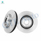 Front Brake Disc Rotors 320mm For 2011-2014 Honda Odyssey