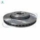 Set of 4 Front-Rear Drilled Slotted Brake Disc Rotors 330mm For 2011-2020 Jeep Grand Cherokee