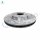 Front Drilled Slotted Brake Disc Rotors 294mm For 2008-2014 Dodge Avenger