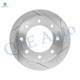 Set of 4 Front 325mm-Rear 340mm Drilled Slotted Brake Disc Rotors For 2008-2012 Ford F-250 Super Duty