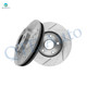 Front Drilled Slotted Brake Disc Rotors 275mm For 1995-2004 Toyota Avalon
