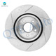 Set of 4 Front 325mm-Rear 330mm Drilled Slotted Brake Disc Rotors For 2011-2019 Ford Explorer