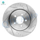 Front Drilled Slotted Brake Disc Rotors 345mm For 2006-2021 Dodge Charger