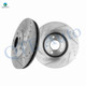 Front Drilled Slotted Brake Disc Rotors 296mm For 2004-2012 Chevrolet Malibu