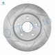 Front Drilled Slotted Brake Disc Rotors 330mm For 2015-2022 RAM Promaster City