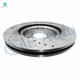 Front Drilled Slotted Brake Disc Rotors 330mm For 2015-2022 RAM Promaster City