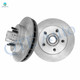 Front Brake Disc Rotors and Hub Assembly For 1996-2002 GMC Savana 1500