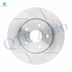 Front Drilled Slotted Brake Disc Rotors 269mm For 2002-2006 Toyota Camry