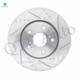 Front Drilled Slotted Brake Disc Rotors 296mm For 2006-2008 2014 2015 Lexus IS250