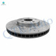 Front Drilled Slotted Brake Disc Rotors 296mm For 2006-2008 2014 2015 Lexus IS250
