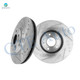 Front Drilled Slotted Brake Disc Rotors 296mm For 2005-2010 Pontiac G6