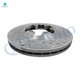 Front Drilled Slotted Brake Disc Rotors 280mm For 2006 Isuzu I-280 Base