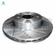 Front Drilled Slotted Brake Disc Rotors 295mm For 2012-2015 Mercedes-Benz C250