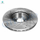 Front Drilled Slotted Brake Disc Rotors 295mm For 2012-2015 Mercedes-Benz SLK250