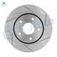 Front Drilled Slotted Brake Disc Rotors 302mm For 2008-2016 Chrysler Town & Country