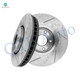 Front Drilled Slotted Brake Disc Rotors 319.6mm For 2005-2008 Infiniti FX45