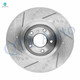 Front Drilled Slotted Brake Disc Rotors 319.6mm For 2005-2008 Infiniti FX45