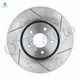 Front Drilled Slotted Brake Disc Rotors 319.6mm For 2005-2008 Infiniti FX45