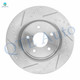 Front Drilled Slotted Brake Disc Rotors 320mm For 2016-2020 Infiniti QX60