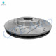 Front Drilled Slotted Brake Disc Rotors 320mm For 2016-2020 Infiniti QX60