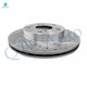 Front Drilled Slotted Brake Disc Rotors 262mm For 2011-2015 Honda CR-Z