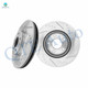 Front Drilled Slotted Brake Disc Rotors 296mm For 2007-2012 2017-2019 Nissan Sentra