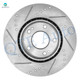 Front Drilled Slotted Brake Disc Rotors 280mm For 2013 2014 Hyundai Elantra Coupe