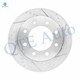 Front Drilled Slotted Brake Disc Rotors 353mm For 2006-2008 Dodge RAM 1500