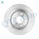 Rear Drilled Slotted Brake Disc Rotors 285mm For 2003-2006 Jeep TJ