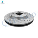 Front Drilled Slotted Brake Disc Rotors 280mm For 2007-2012 Nissan Versa