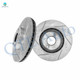 Front Drilled Slotted Brake Disc Rotors 300mm For 2006-2011 Honda Civic