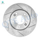 Front Drilled Slotted Brake Disc Rotors 280mm For 2012-2017 2019-2021 Hyundai Veloster
