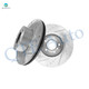 Front Drilled Slotted Brake Disc Rotors 312mm For 2017 2018 BMW 330I Base