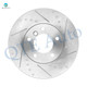 Front Drilled Slotted Brake Disc Rotors 312mm For 2014-2016 BMW 428I Base