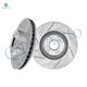 Front Drilled Slotted Brake Disc Rotors 275mm For 2000-2005 Toyota Celica