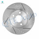 Front Drilled Slotted Brake Disc Rotors 275mm For 2000-2005 Toyota Celica
