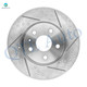 Front Drilled Slotted Brake Disc Rotors 316mm For 2008-2014 Cadillac CTS