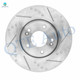 Set of 4 Front 300mm-Rear 284mm Drilled Slotted Brake Disc Rotors For 2011-2016 KIA Optima