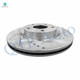 Front Drilled Slotted Brake Disc Rotors 295.5mm For 2003-2005 Nissan 350Z