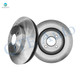 Front Brake Disc Rotors 260mm For 2012-2019 Nissan Versa