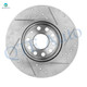 Front Drilled Slotted Brake Disc Rotors 288mm For 2015-2019 Volkswagen E-Golf