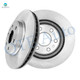 Front Brake Disc Rotors 325mm For 2008-2017 Buick Enclave