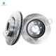 Front Brake Disc Rotors 280mm For 2003-2008 Hyundai Tiburon