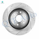 Front Drilled Slotted Brake Disc Rotors 330mm For 2010-2014 GMC Savana 1500