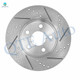 Set of 4 Front 275mm-Rear 269mm Drilled Slotted Brake Disc Rotors For 2000-2005 Toyota Celica
